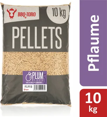 A bag of BBQ-Toro Plum Pellets.