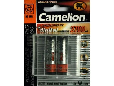 Obrázok produktu pre Camelion NH-AA2300BP2, Nabíjateľná batéria, AA, Nikel-Metal Hydrid (nimh), 1,2 V, 2 kusov, 2300 mAh