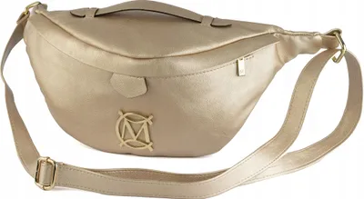 Obrázok produktu pre Massimo Contti Goldene Messenger-Tasche Mit Logoriemen
