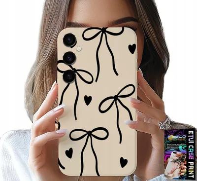 Produktbild von Fall Für Samsung Galaxy A05S - Beige Schleifen Band Mode-Designs