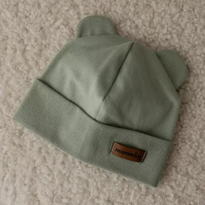 Produktbild von Muminky | Babymütze - Grün - Komfortabel, atmungsaktiv, elastisch - Stylisches Design