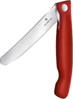 Immagine prodotto di Victorinox 6.7801.FB SwissClassic spelucchino, pieghevole, lama dritta, 11 cm, rosso