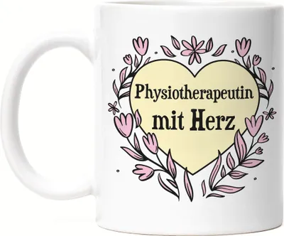 Produktbild von Physiotherapeutin mit Herz Tasse Geschenkidee Zum Danke Sagen Beste Physiotherapeutin