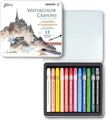 Image de Crayons d'aquarelle Gallery 12pcs MUNGYO