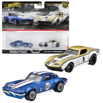Produktbild von Hot Wheels HRR80, Fahrzeug-Set, 3 Jahr(e), Metall, Blau, Weiß
