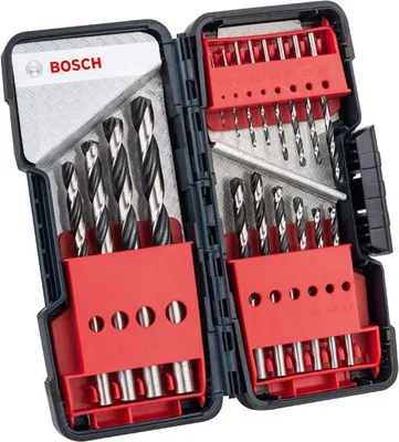 Produktbild von HSS-Spiralbohrer-Set, PointTeQ, 18-tlg., ToughBox, 1-10 mm