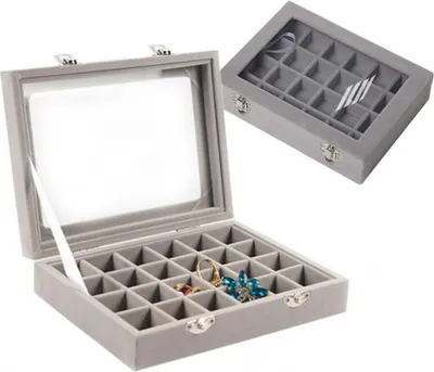 Produktbild von Szkatułka na biżuterię kuferek organizer pudełko PD133SZ