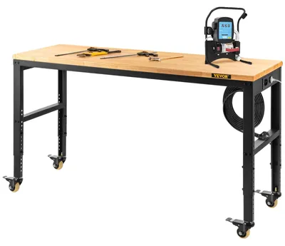 Zdjęcie produktu dla Profesjonalny Stół Warsztatowy Vevor Z Regulacją Wysokości 155X51 Cm 720 Kg
