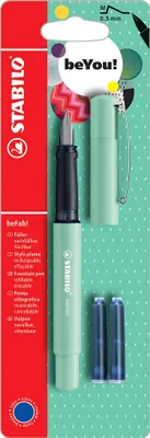 Produktbild von Füller - STABILO beFab! Pastel in minze - Einzelstift - inklusive 3 Patronen
