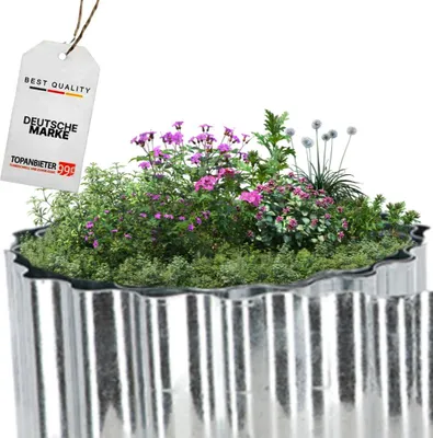 Produktbild von TOPANBIETER 999 Rasenkante "Schnörkel" Beeteinfassung aufgerollt Rasenbegrenzung