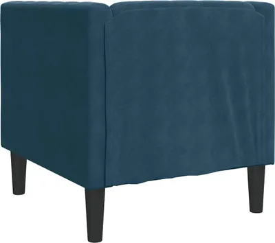 Produktbild von vidaXL Chesterfield-Sessel Blau Samt