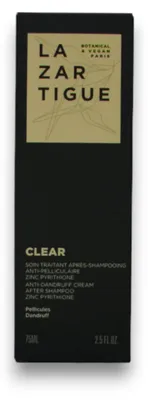 Image de Lazartigue, Clear, Vegan, Hair Cream Treatment, Anti-Dandruff, 75 ml