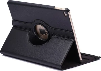 Produktbild von Schutzhülle für iPad Air 2 9.7 Tablet Hülle Schutz Tasche Case Cover Schwarz 360 Grad drehbar Rotation Bumper