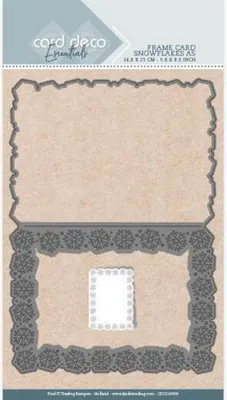 Produktbild von Card Deco - Stanzschablone - Karten - Schneeflocken A5
