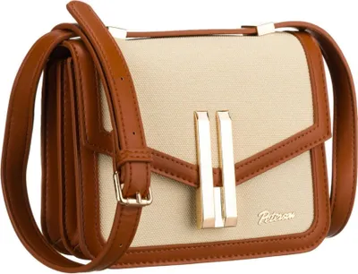 Obrázek produktu pro Peterson dámská crossbody kabelka hnědo ecru 29x16 cm