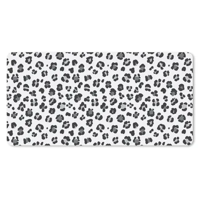 Obrázek produktu pro Podložka pod myš - Potisk pantera - šedá - černá - skvrny - 80x40cm - Podložka pod myš