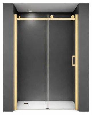 Immagine prodotto di Glaswerk Westfalen- Viktoria 120x195cm porta a nicchia/porta scorrevole-oro