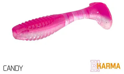 Imagen del producto de DELPHIN - Señuelos de goma. Delphin KARMA UVs / 5 unidades. 10 cm / Color: CANDY