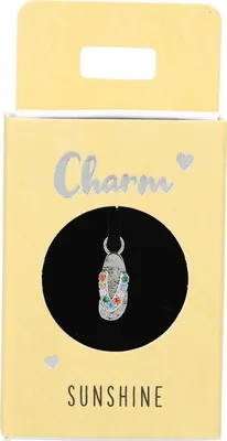 Produktbild von Versilberte o. Vergoldete Charms -Anhänger für Creolen-  Nr.54 - Flipflop