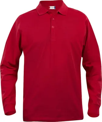 Produktbild von Langarm Polohemd Classic Lincoln mit 3er Knopfleiste und Ärmelbündchen