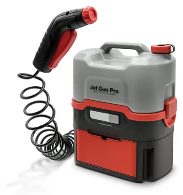 Immagine prodotto di Idropulitrice portatile - A batteria - Serbatoio 8 litri - Tubo 3 m - 2,9 kg