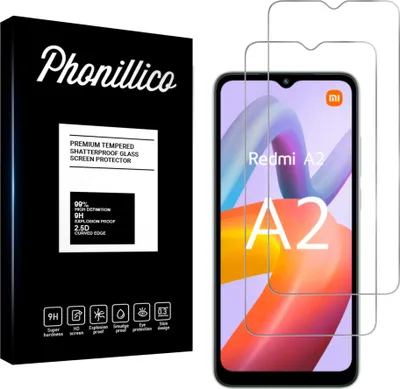 Image de Verre trempé pour Xiaomi Redmi A2 [2 pièces] Protection d'écran Screen Protector Film Anti-Rayures Glas Resistant Phonillico®