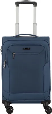 Produktbild von d&n Travel Line 6804 Kabinentrolley 55 cm, 4 Rollen, Volumen 35 l, Farbe Blau