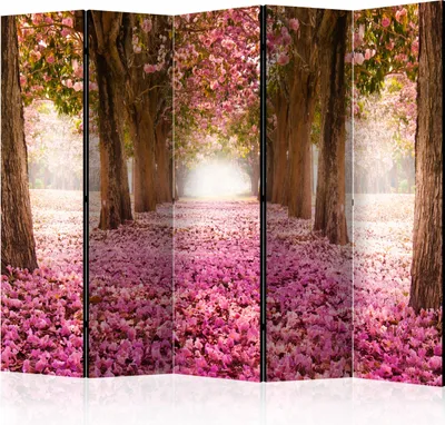 Immagine prodotto di Paravento monofacciale Paesaggi 225x172 cm 5 pezzi marrone