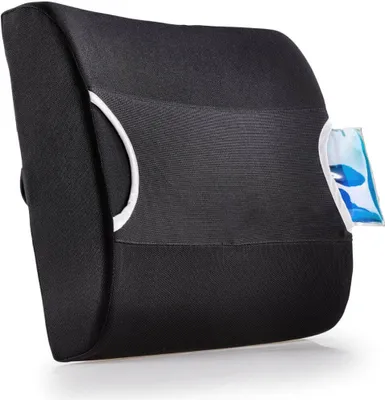Obrázok produktu pre Maximex 9935220500 Maximex Rückenstütze für Bürostuhl schwarz für Bürostühle