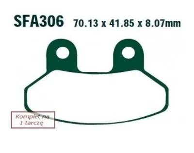 Produktbild von EBC Brakes Bremsbeläge Bremsklötze SFA306