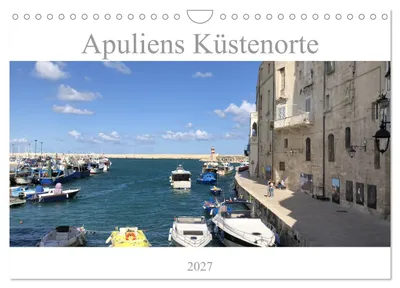 Produktbild von Apuliens Küstenorte (Wandkalender 2027 DIN A4 quer), CALVENDO Monatskalender