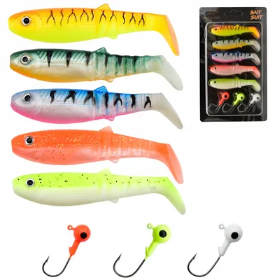 Produktbild von Miracle Fish Kopyto 8 cm Gummiköder Set mit Jighaken