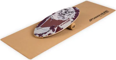 Obrázok produktu pre BoarderKING Balance Board Set - drevená balančná doska s valčekom a podložkou