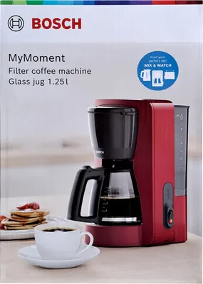Produktbild von BOSCH Kaffeemaschine TKA2M114 MyMoments 10 Tassen rot