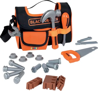 Image de Smoby Sac à outils Black & Decker avec outils, 21dlg.