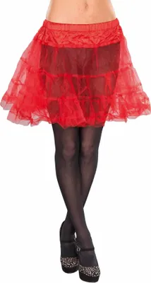 Produktbild von Gr. M Petticoat, rot, ca. 40 cm lang