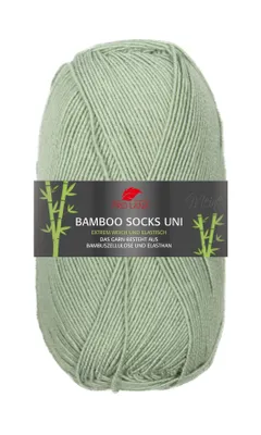 Produktbild von Pro Lana BAMBOO SOCKS UNI 100 g seidenweiche und vegane 4-fach Sockenwolle 400 m Farbe 71 - reseda