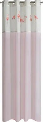 Produktbild von Vorhang FlanoMINGO rosa 140x250 cm  Ösen Ösenvorhang