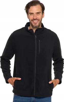 Produktbild von Herren Classic Fleece Sweatshirt Reißverschluss Taschen Warm MORAJ XXL