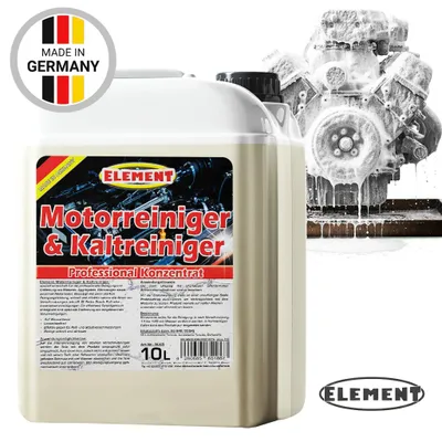 Produktbild von Element Motorkaltreiniger | 10 Liter | Kaltreiniger Motorreiniger | sparsames Konzentrat | hohe Schmutzlösekraft | Werkstattreiniger | Teilereiniger