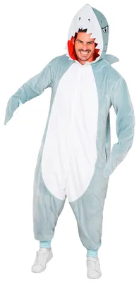 Produktbild von Overall Hai Kostüm blau L/XL