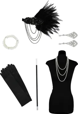 Produktbild von 20er Jahre Accessoire-Set für Damen