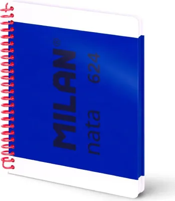 Image de Milan 57053E80B, Monochrome, Bleu, A5, 80 flles, 95 gsm, Couverture rigide