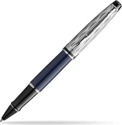 Zdjęcie produktu dla WATERMAN Roller Expert DeLuxe C.C Deep Blue Lacquer F Black
