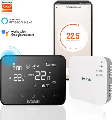 Produktbild von EVOLVEO Thermal, intelligenter, drahtlos programmierbarer Thermostat