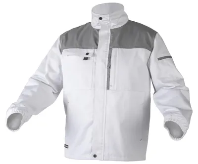 Produktbild von Arbeitsjacke Herren gelb Gr. L (52) Högert Technik, 65% Polyester/35% Baumwolle, elastisch, viele Taschen – SALM Arbeitsjacke Berufsbekleidung