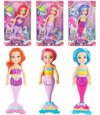 Image de Poupée sirène avec accessoires MIX
