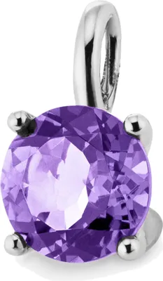 Produktbild von Orolino Anhänger 585/- Gold 1,2cm weiß Amethyst lila 067340157
