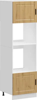 Image de vidaXL Armoires pour cuisinière 2 pcs. Porto Chêne Artisan Matériaux dérivés du bois