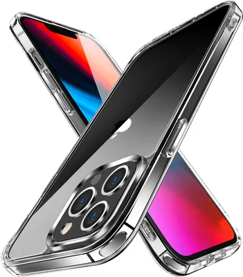 Produktbild von iPhone 14 Pro Hülle, Kristall Klar PC Hartschale TPU Bumper Ecke Kante Stoßfest Schutzhülle für iPhone 14 Pro